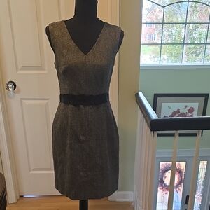 Elegant Gray Sleeveless Dress